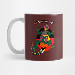 australian aboriginal lizards Mug